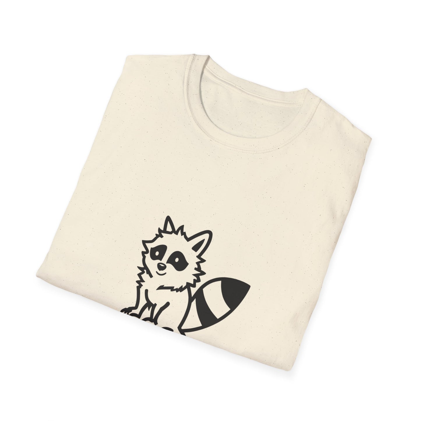 Cute Raccoon Quote T-Shirt - "I'm an Absolute Delight" Unisex Softstyle Tee