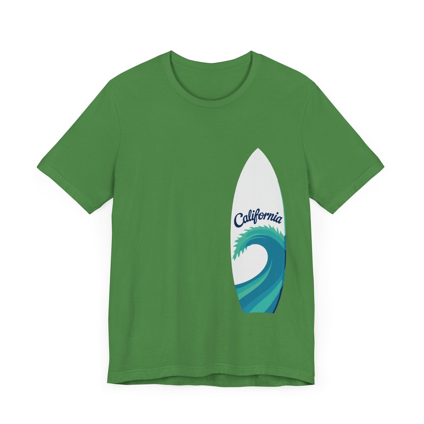 Surfboard Wave Unisex T-Shirt - California Minimalist Design