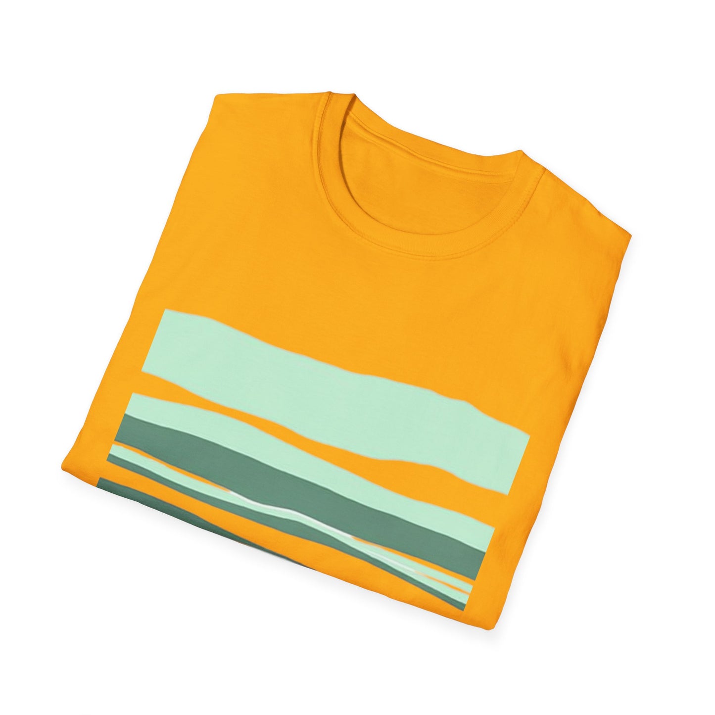 Minimalist Striped Unisex Softstyle T-Shirt – Casual Comfort for Everyday Wear