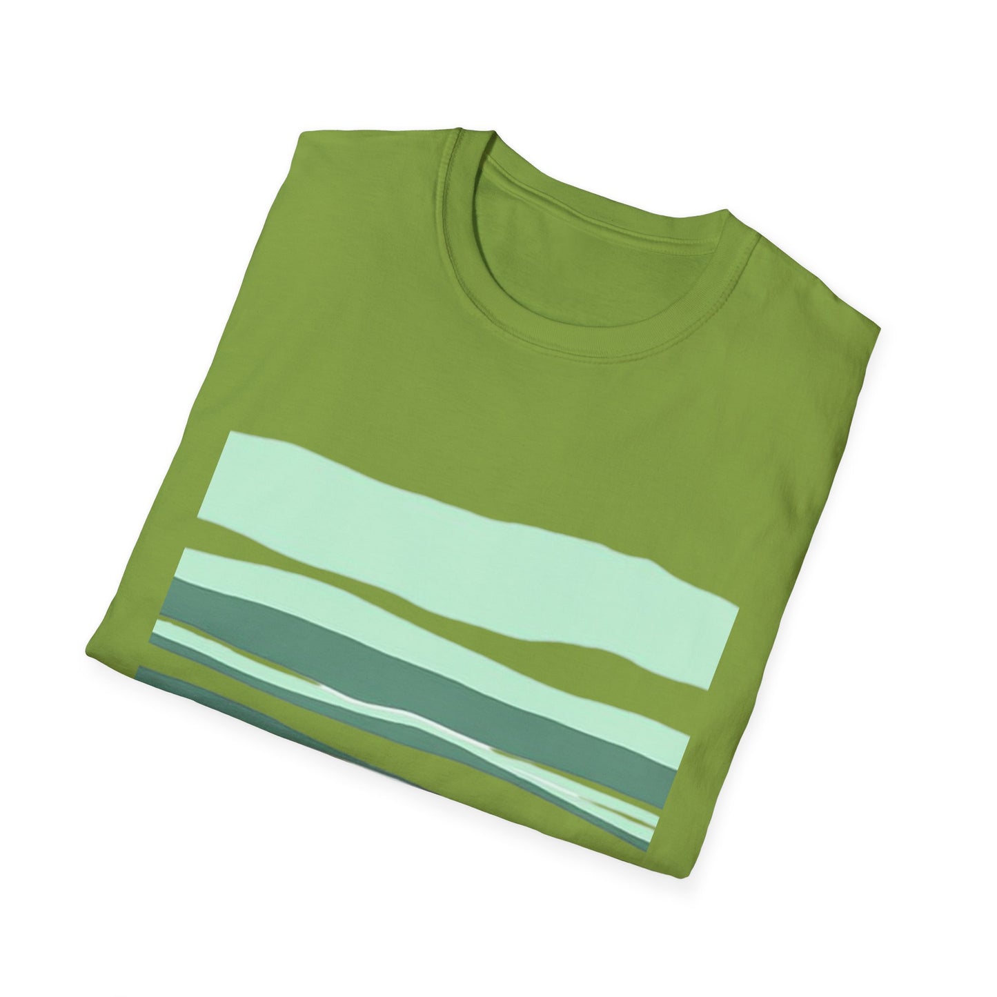 Minimalist Striped Unisex Softstyle T-Shirt – Casual Comfort for Everyday Wear