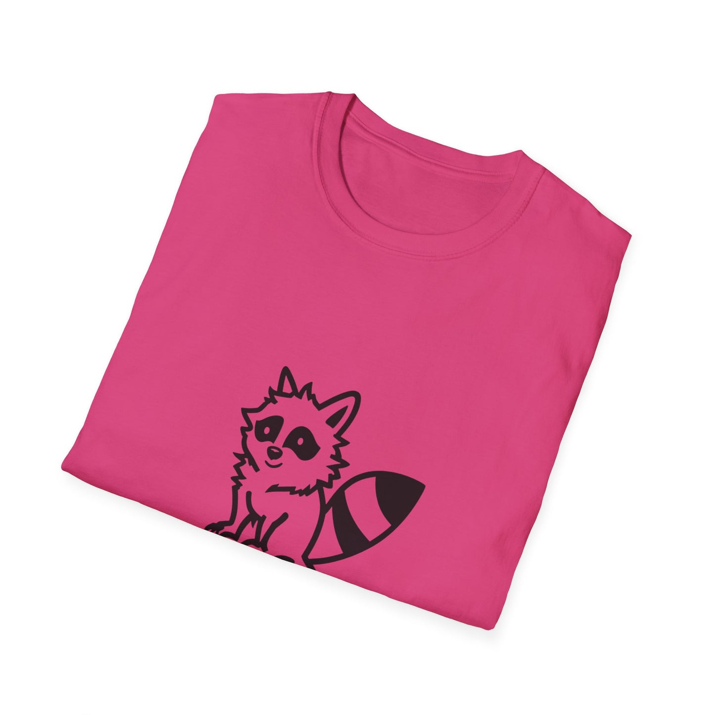 Cute Raccoon Quote T-Shirt - "I'm an Absolute Delight" Unisex Softstyle Tee