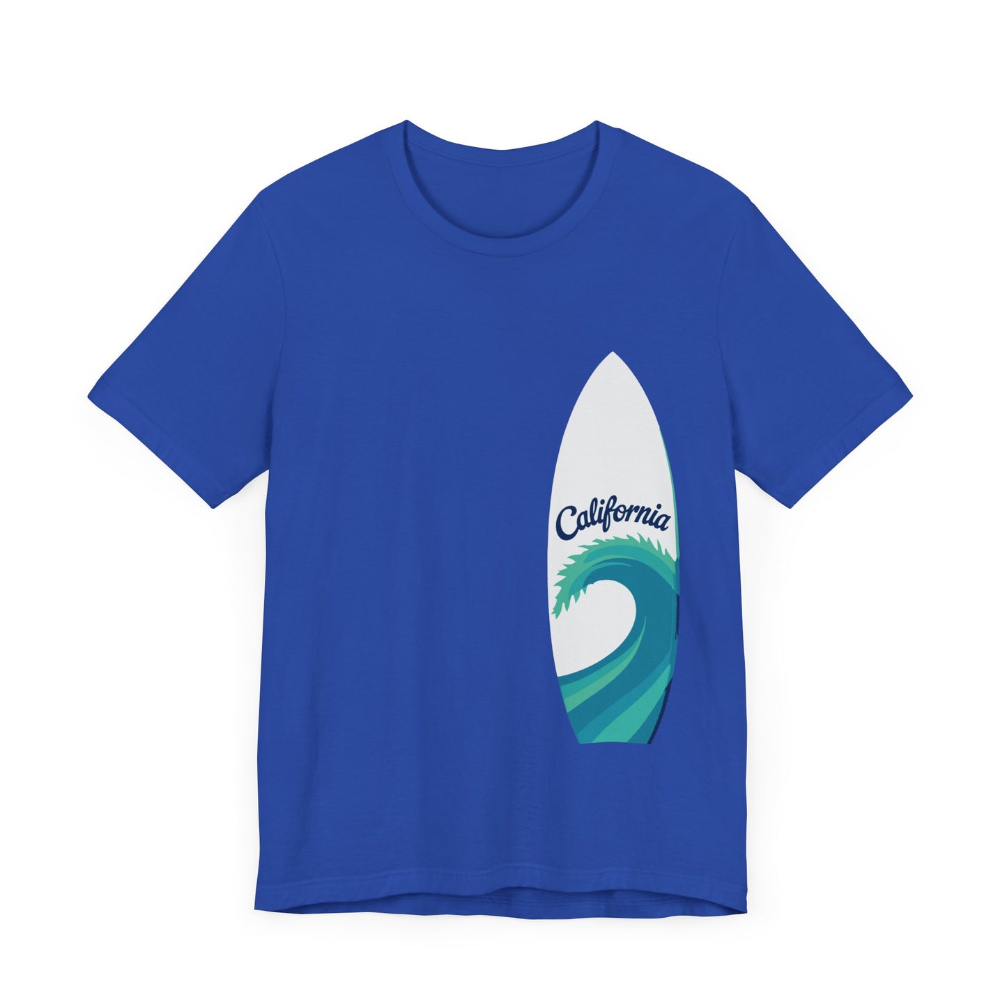 Surfboard Wave Unisex T-Shirt - California Minimalist Design