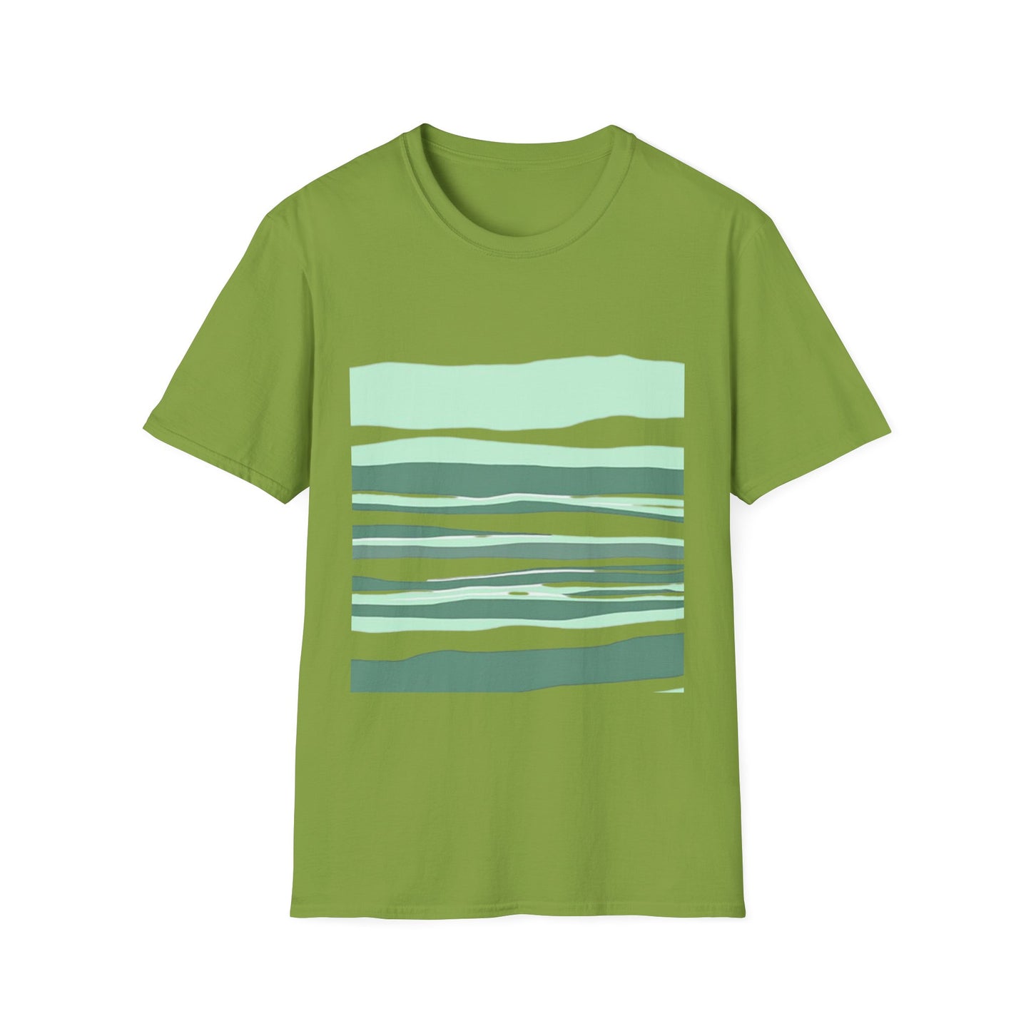 Minimalist Striped Unisex Softstyle T-Shirt – Casual Comfort for Everyday Wear