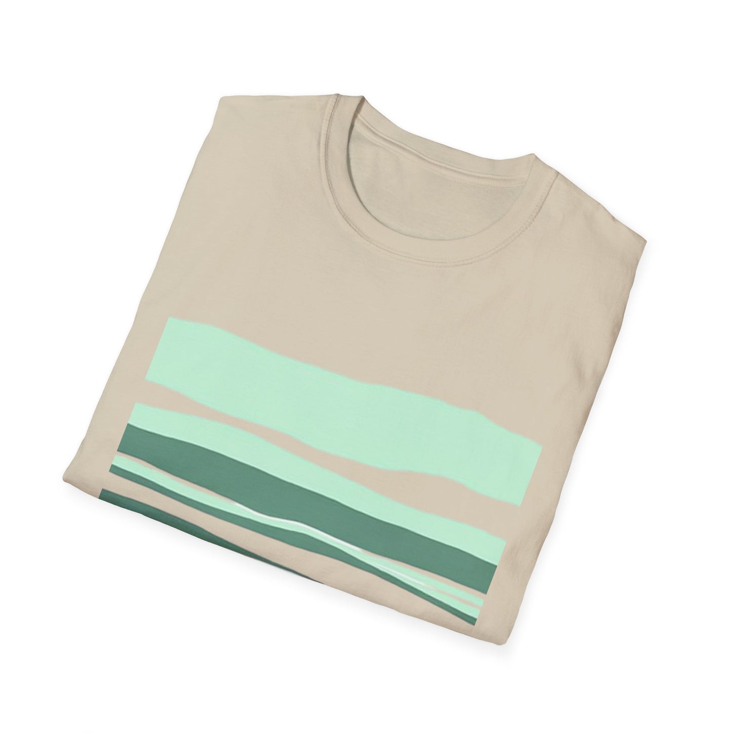 Minimalist Striped Unisex Softstyle T-Shirt – Casual Comfort for Everyday Wear