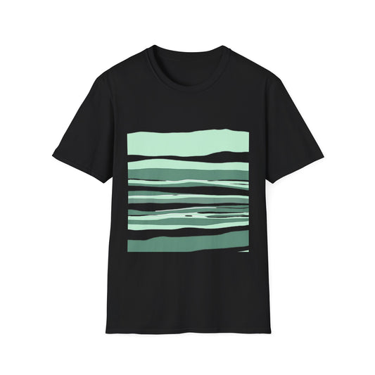 Minimalist Striped Unisex Softstyle T-Shirt – Casual Comfort for Everyday Wear