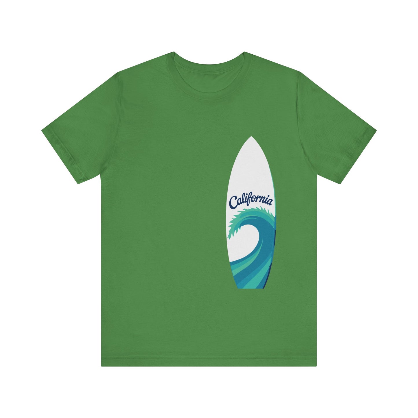 Surfboard Wave Unisex T-Shirt - California Minimalist Design