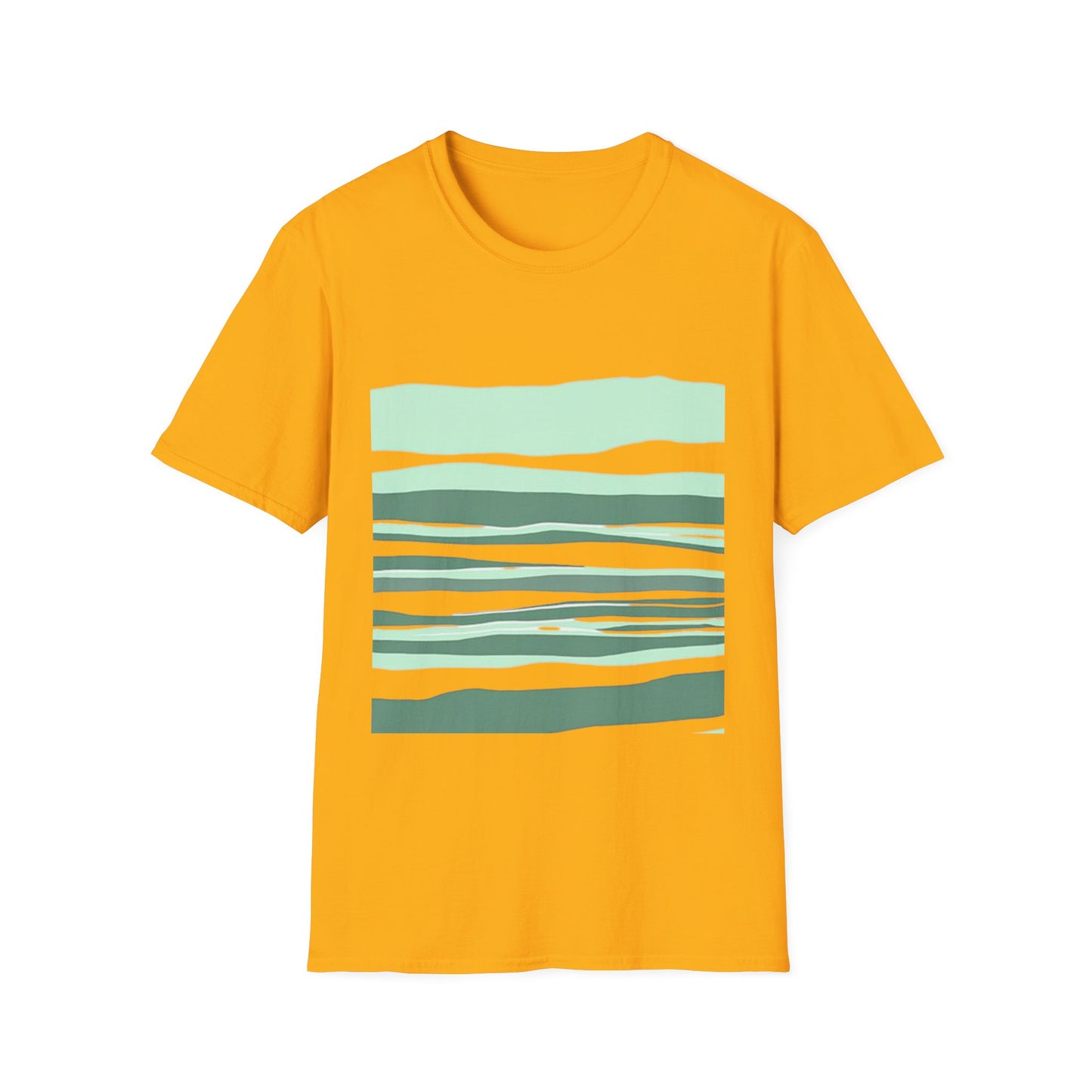 Minimalist Striped Unisex Softstyle T-Shirt – Casual Comfort for Everyday Wear