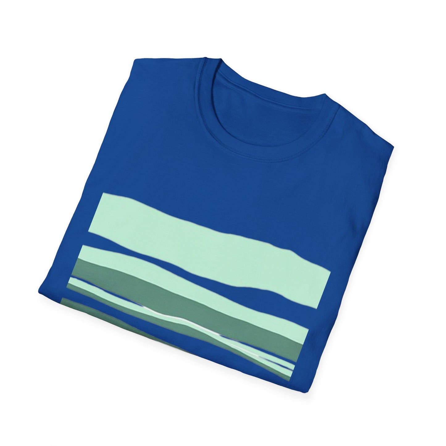 Minimalist Striped Unisex Softstyle T-Shirt – Casual Comfort for Everyday Wear