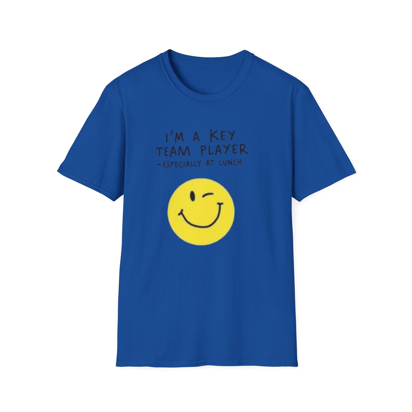 Humorous Unisex Softstyle T-Shirt - "I'm a Key Team Player"