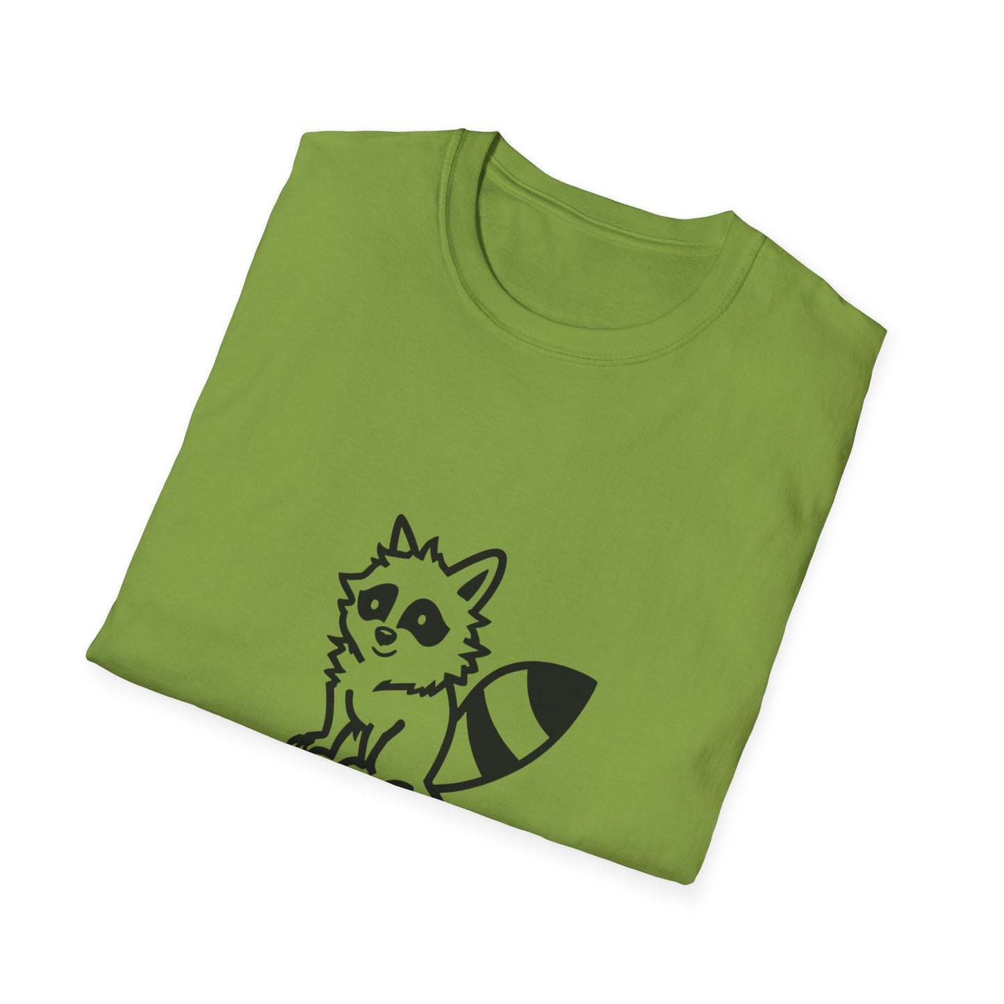 Cute Raccoon Quote T-Shirt - "I'm an Absolute Delight" Unisex Softstyle Tee
