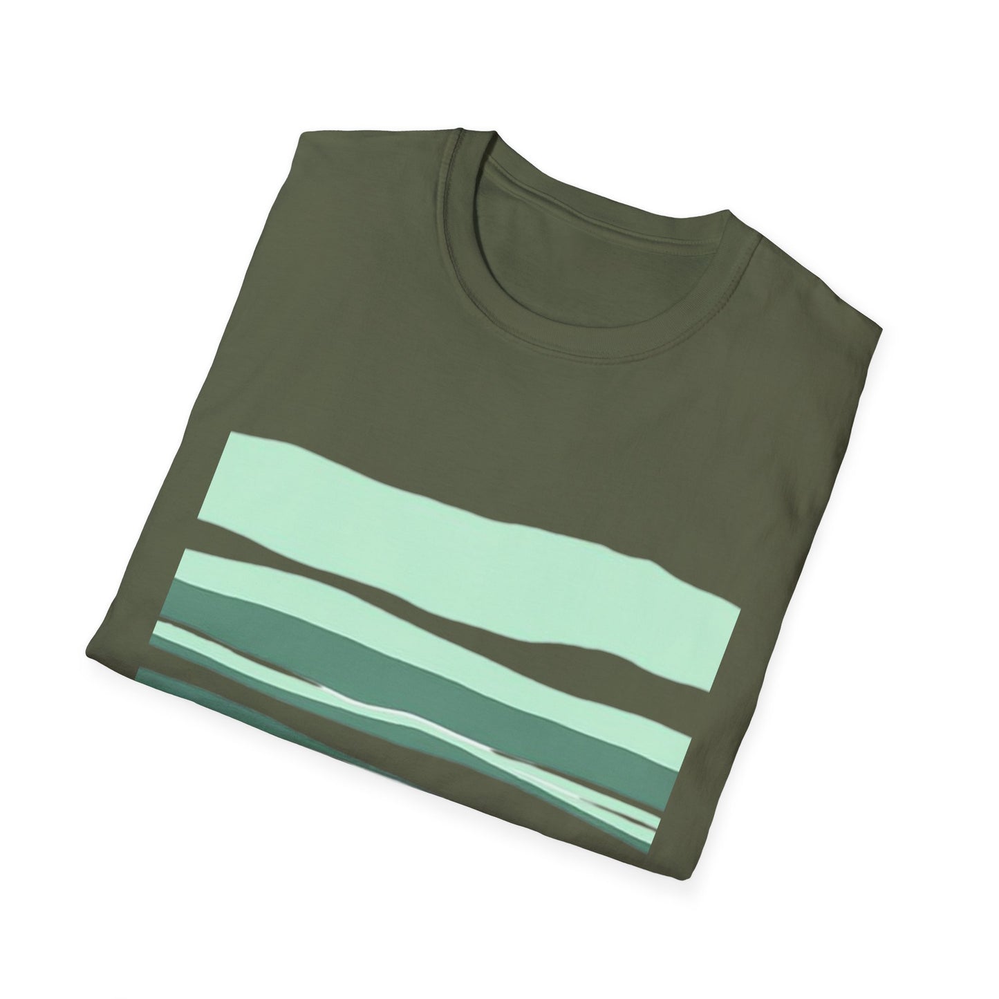 Minimalist Striped Unisex Softstyle T-Shirt – Casual Comfort for Everyday Wear
