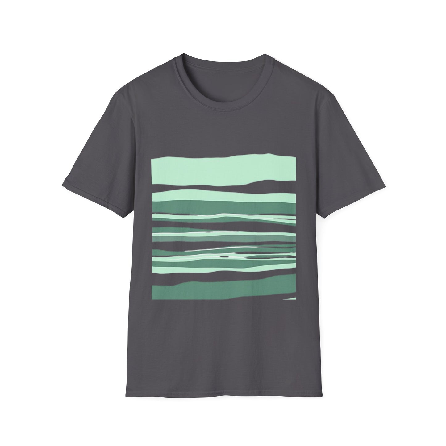 Minimalist Striped Unisex Softstyle T-Shirt – Casual Comfort for Everyday Wear