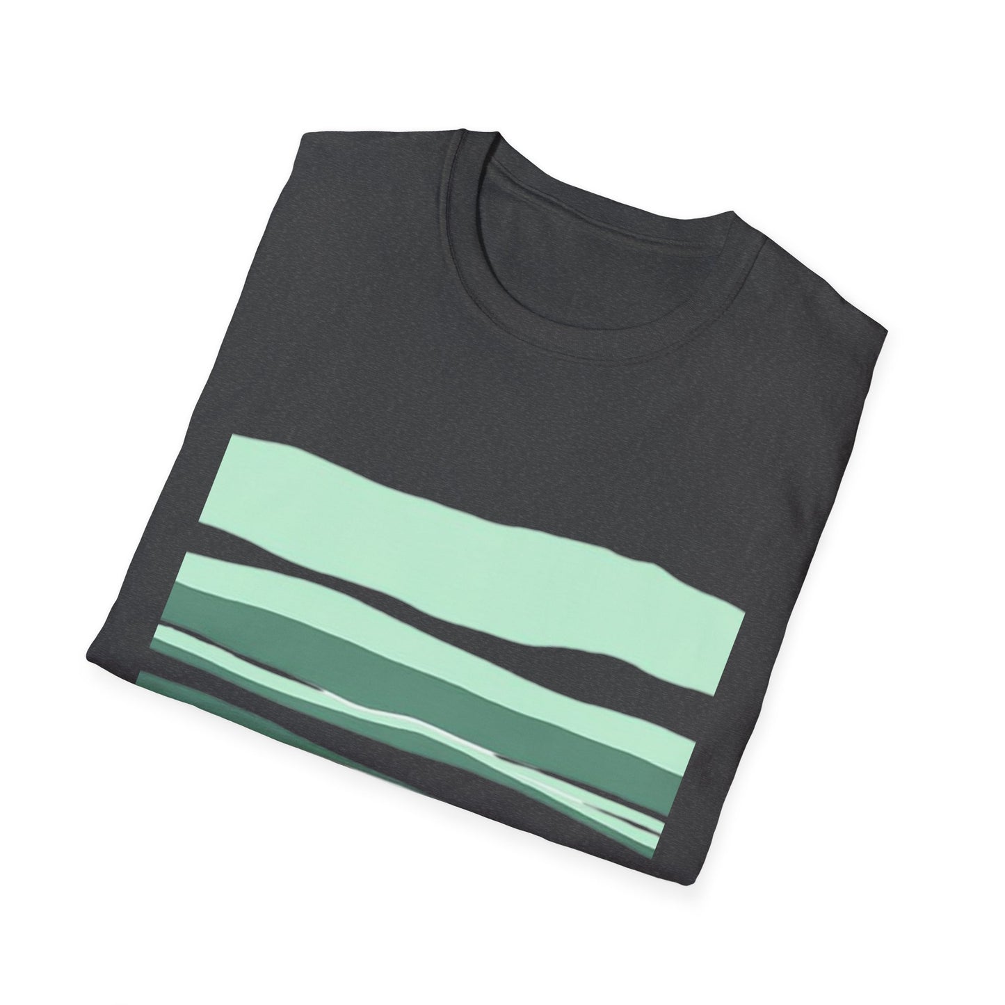 Minimalist Striped Unisex Softstyle T-Shirt – Casual Comfort for Everyday Wear