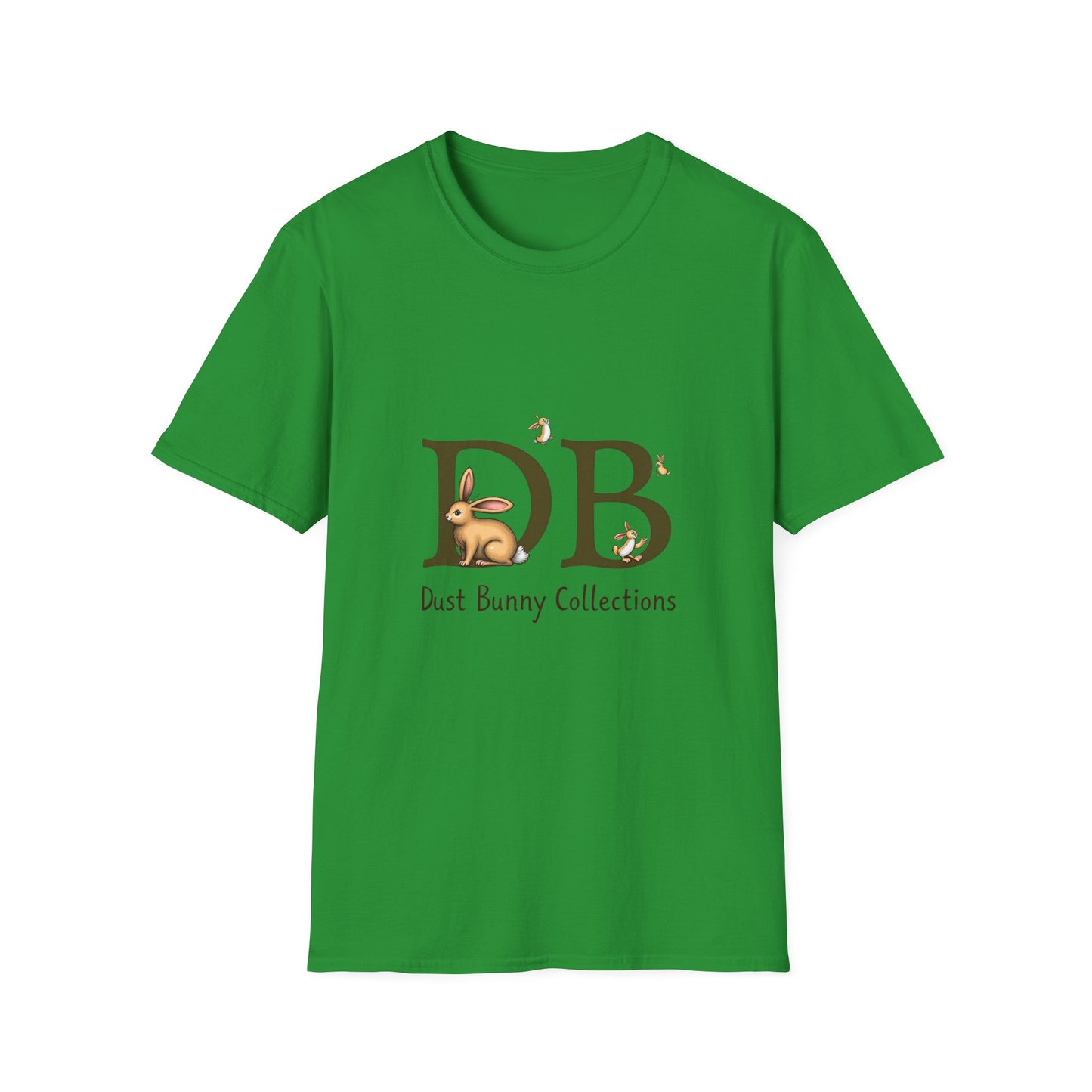 Dust Bunny Unisex Softstyle T-Shirt – Cute Animal Graphic Tee for Animal Lovers