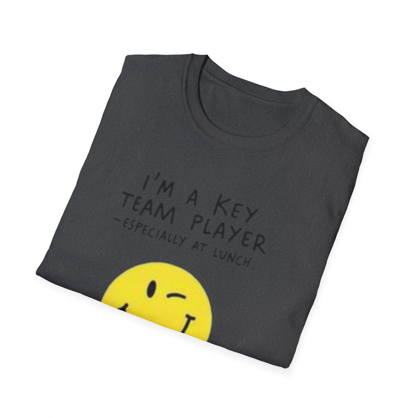 Humorous Unisex Softstyle T-Shirt - "I'm a Key Team Player"