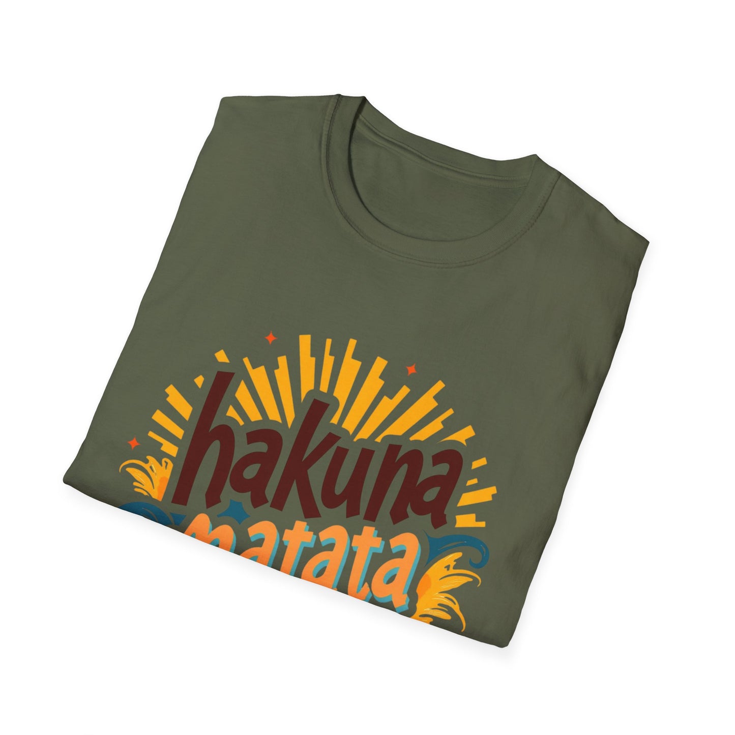 Hakuna Matata Unisex Softstyle T-Shirt - Relaxed Vibe for Every Day