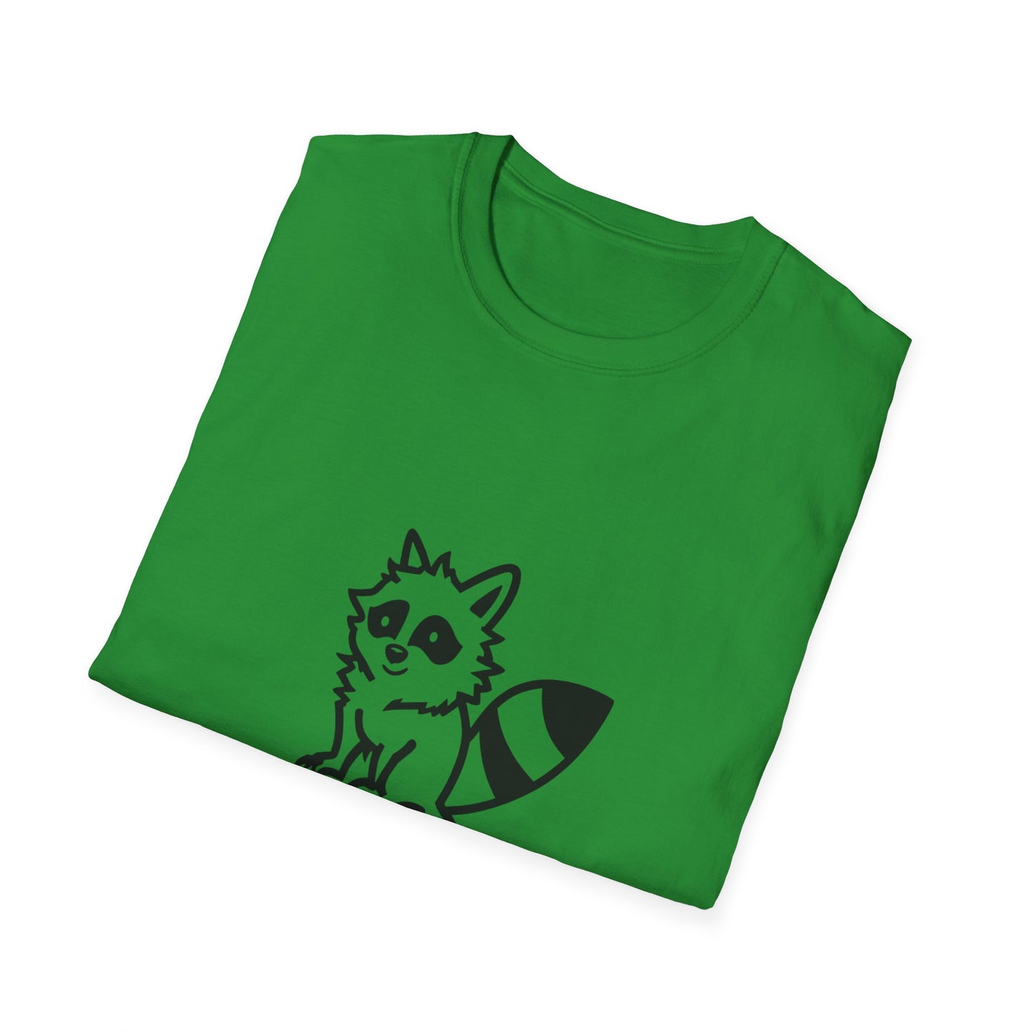 Cute Raccoon Quote T-Shirt - "I'm an Absolute Delight" Unisex Softstyle Tee
