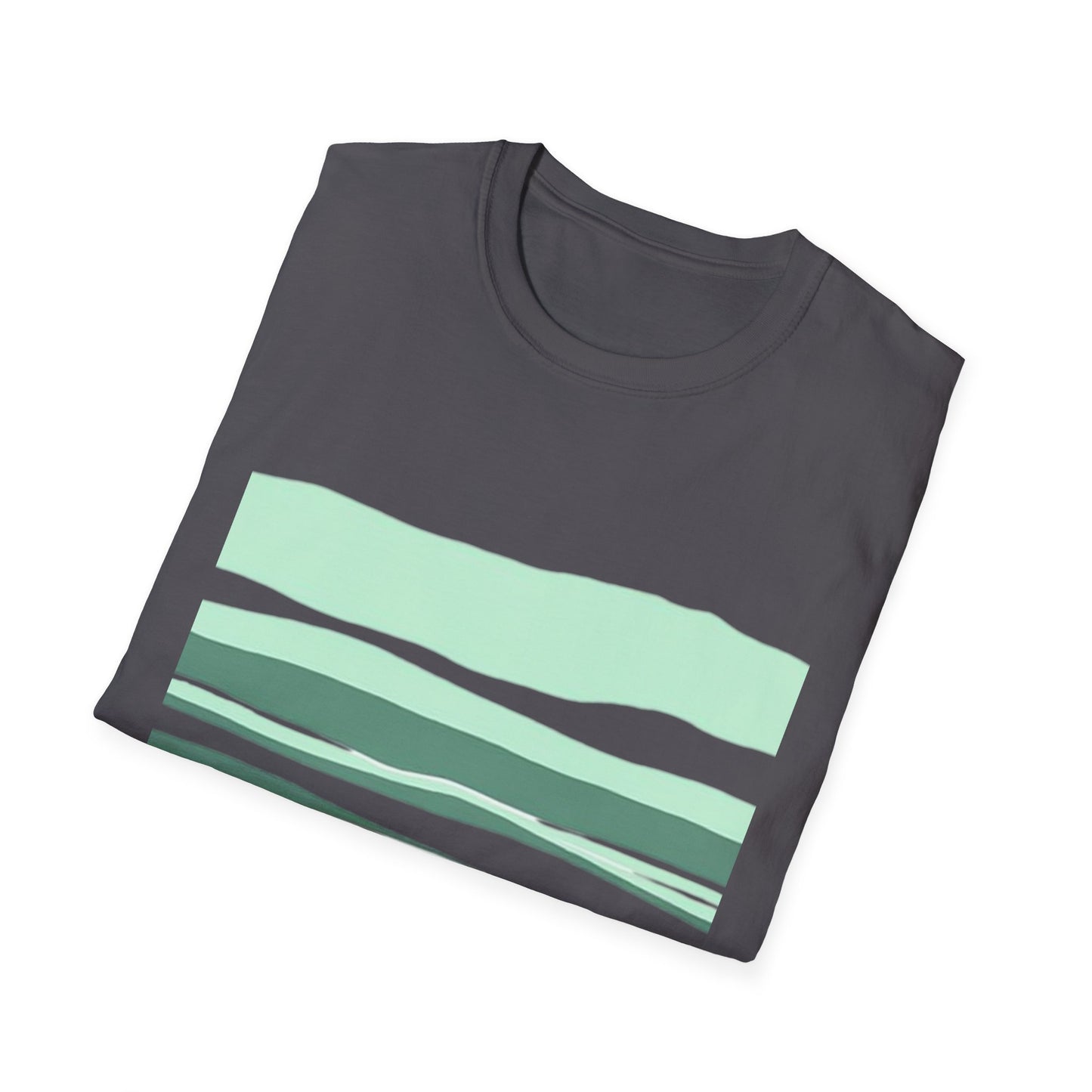 Minimalist Striped Unisex Softstyle T-Shirt – Casual Comfort for Everyday Wear