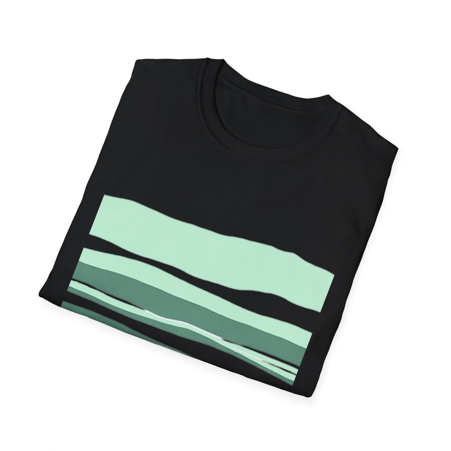 Minimalist Striped Unisex Softstyle T-Shirt – Casual Comfort for Everyday Wear