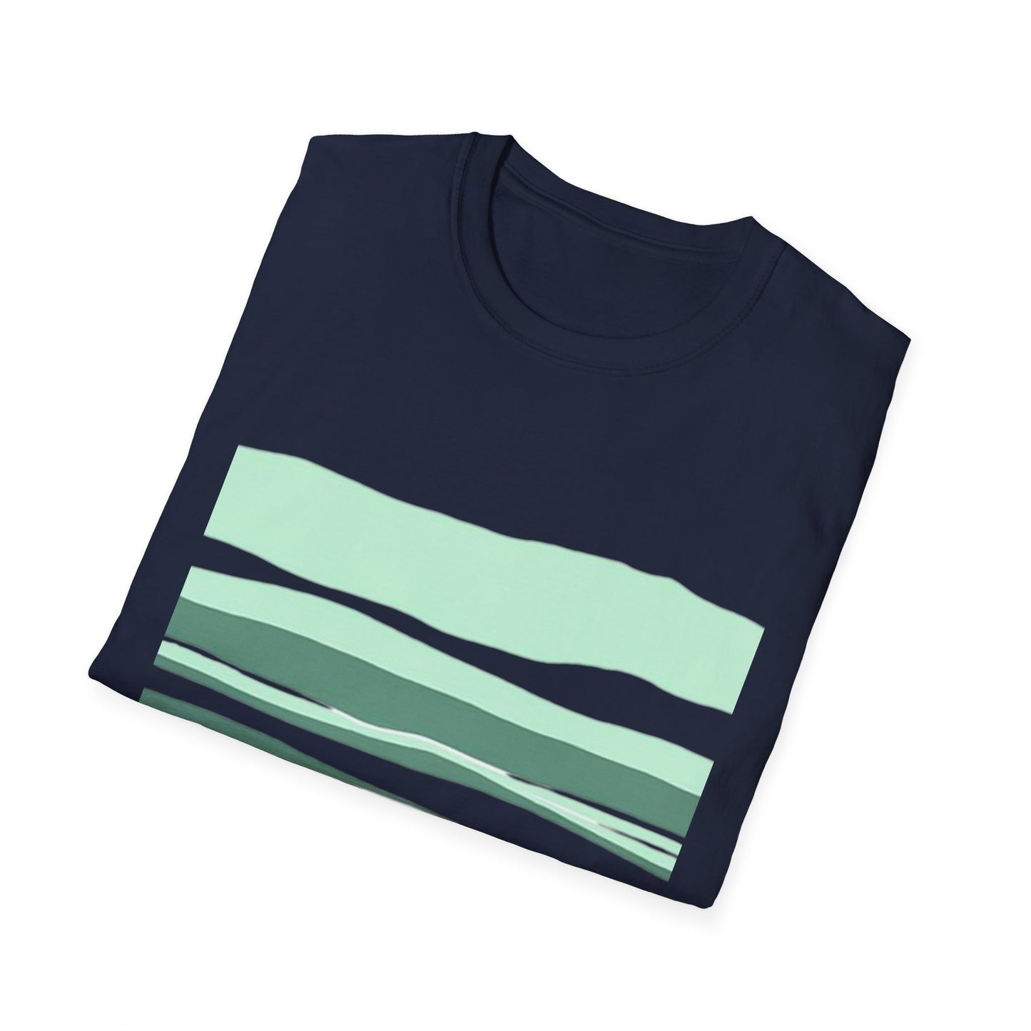 Minimalist Striped Unisex Softstyle T-Shirt – Casual Comfort for Everyday Wear