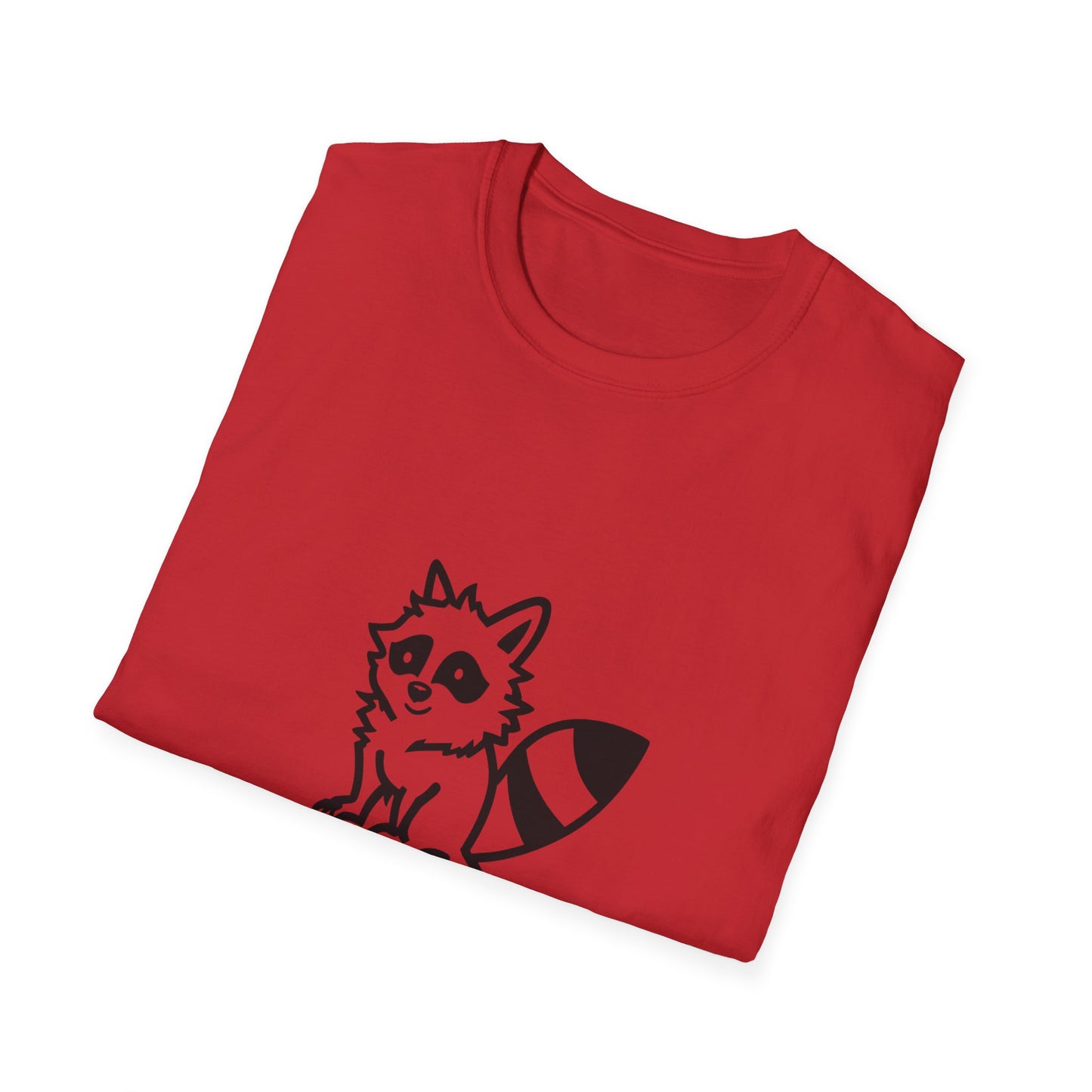 Cute Raccoon Quote T-Shirt - "I'm an Absolute Delight" Unisex Softstyle Tee