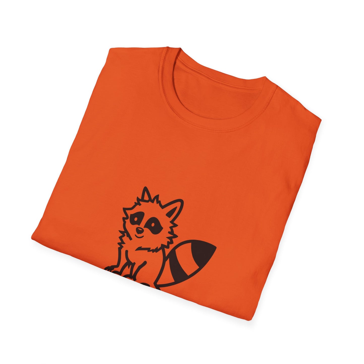 Cute Raccoon Quote T-Shirt - "I'm an Absolute Delight" Unisex Softstyle Tee