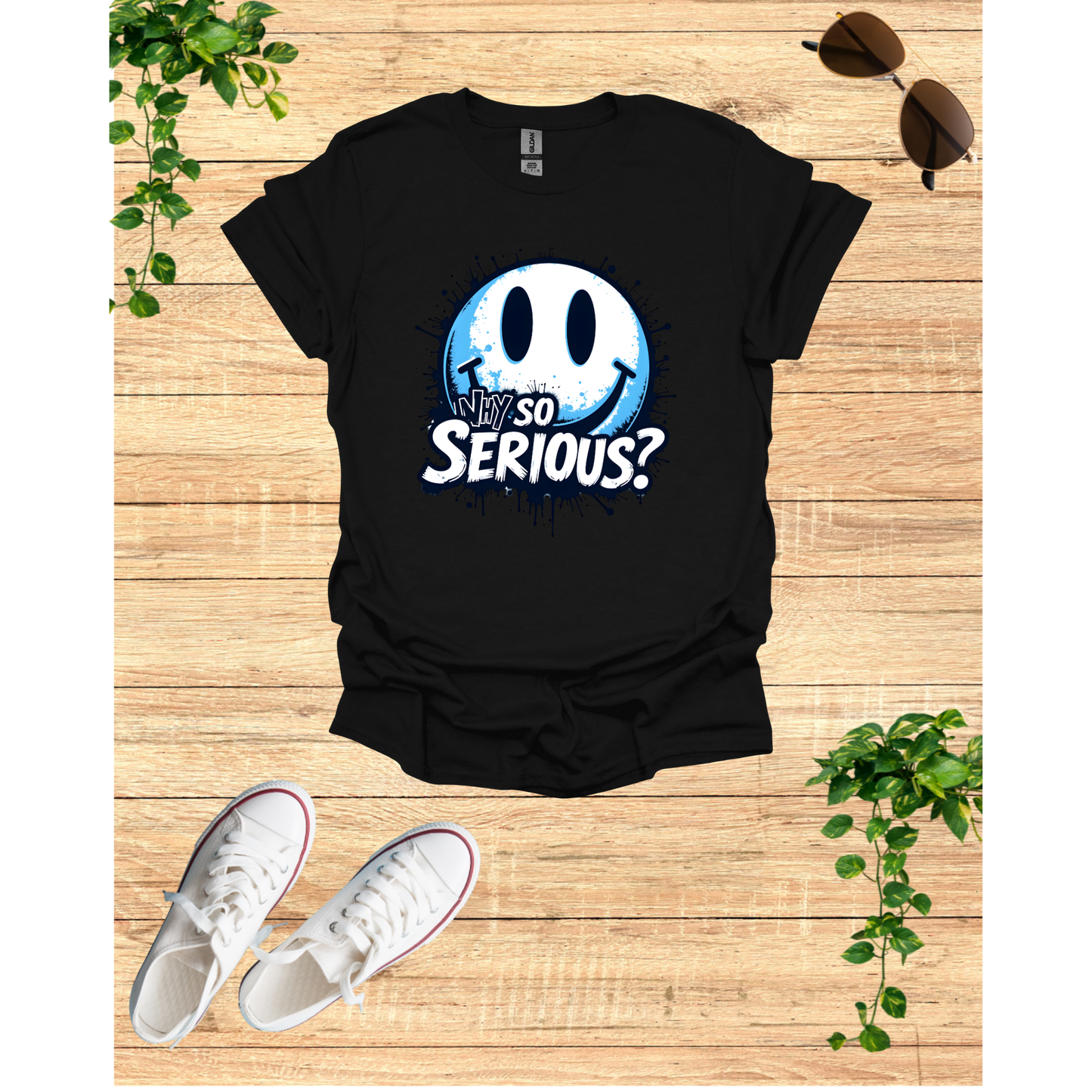 Unisex Softstyle T-Shirt - Why So Serious? Graphic Tee for Casual Wear