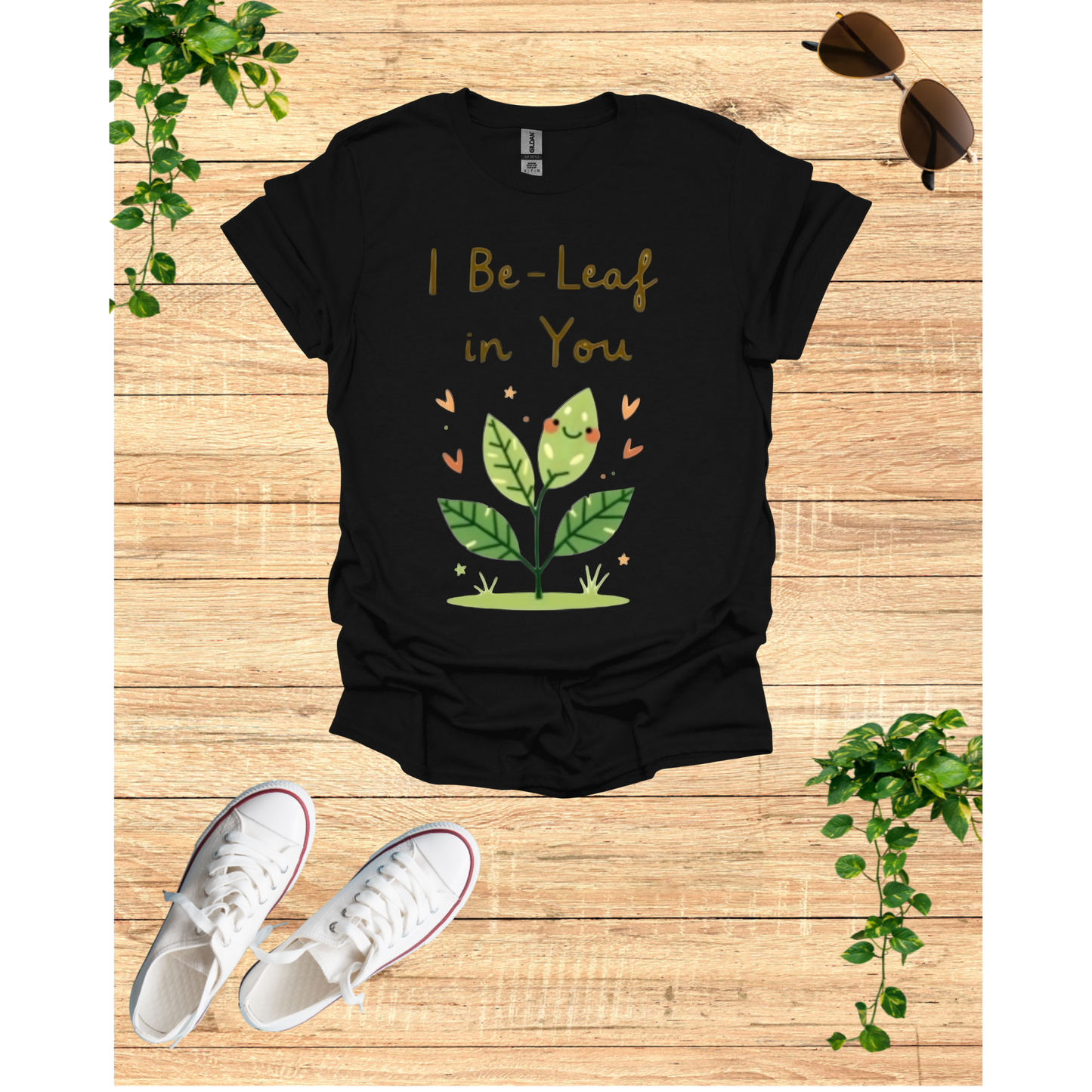 be leaf motivation T-shirt