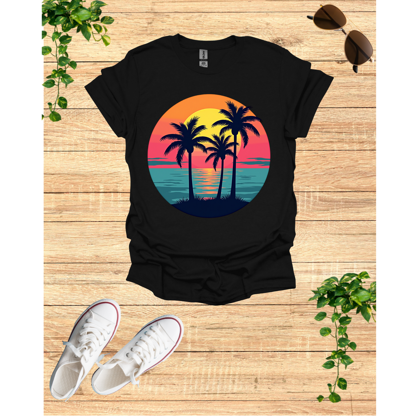 Sunset Retro -Shirt