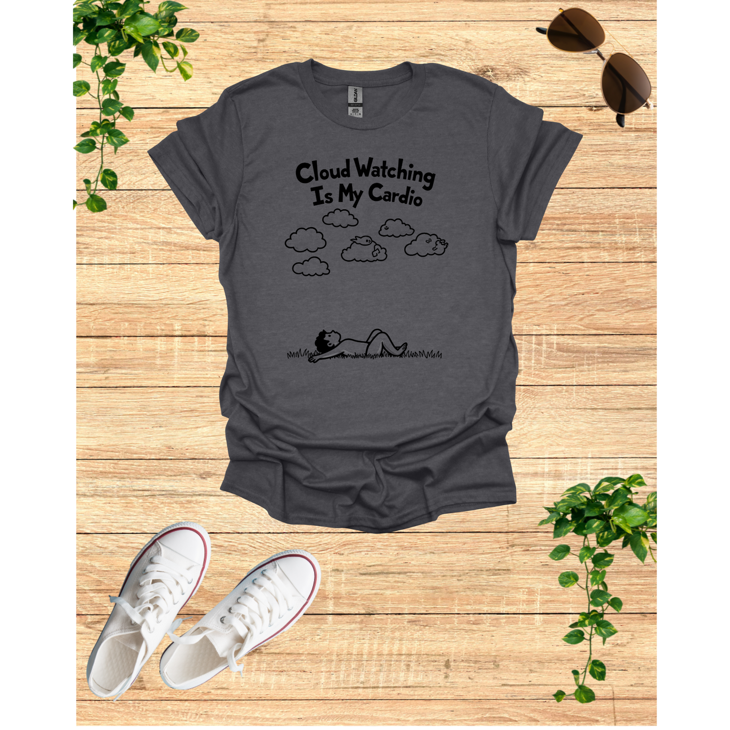 Cloud Watching Is My Cardio Unisex Softstyle T-Shirt