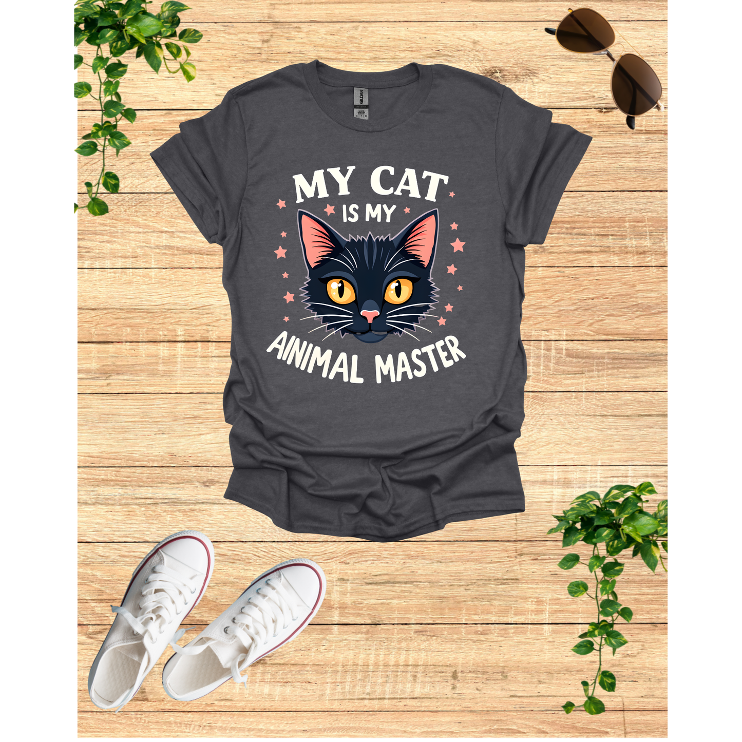My Cat , My Animal Master Unisex Softstyle T-Shirt