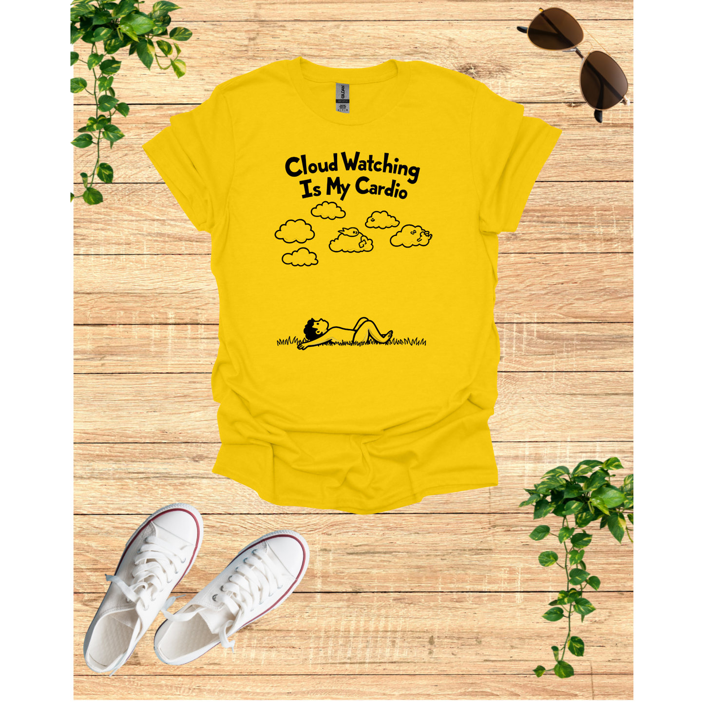 Cloud Watching Is My Cardio Unisex Softstyle T-Shirt