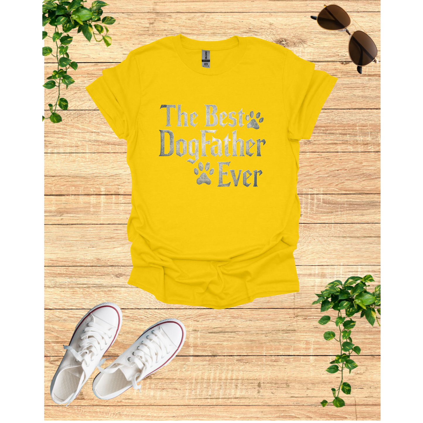 Dogfather T-Shirt, Perfect Gift for Dog Lovers, Dogfather Appreciation, Casual Wear, Pet Owners Gift