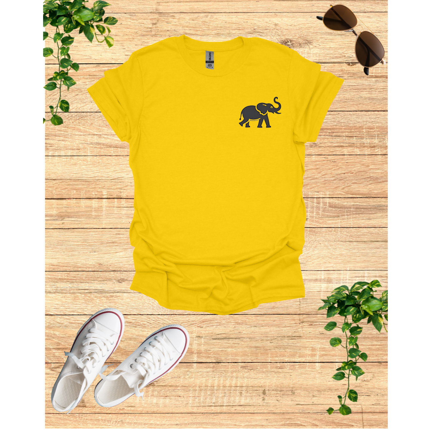Elephant Graphic Unisex Softstyle T-Shirt - Perfect for Animal Lovers