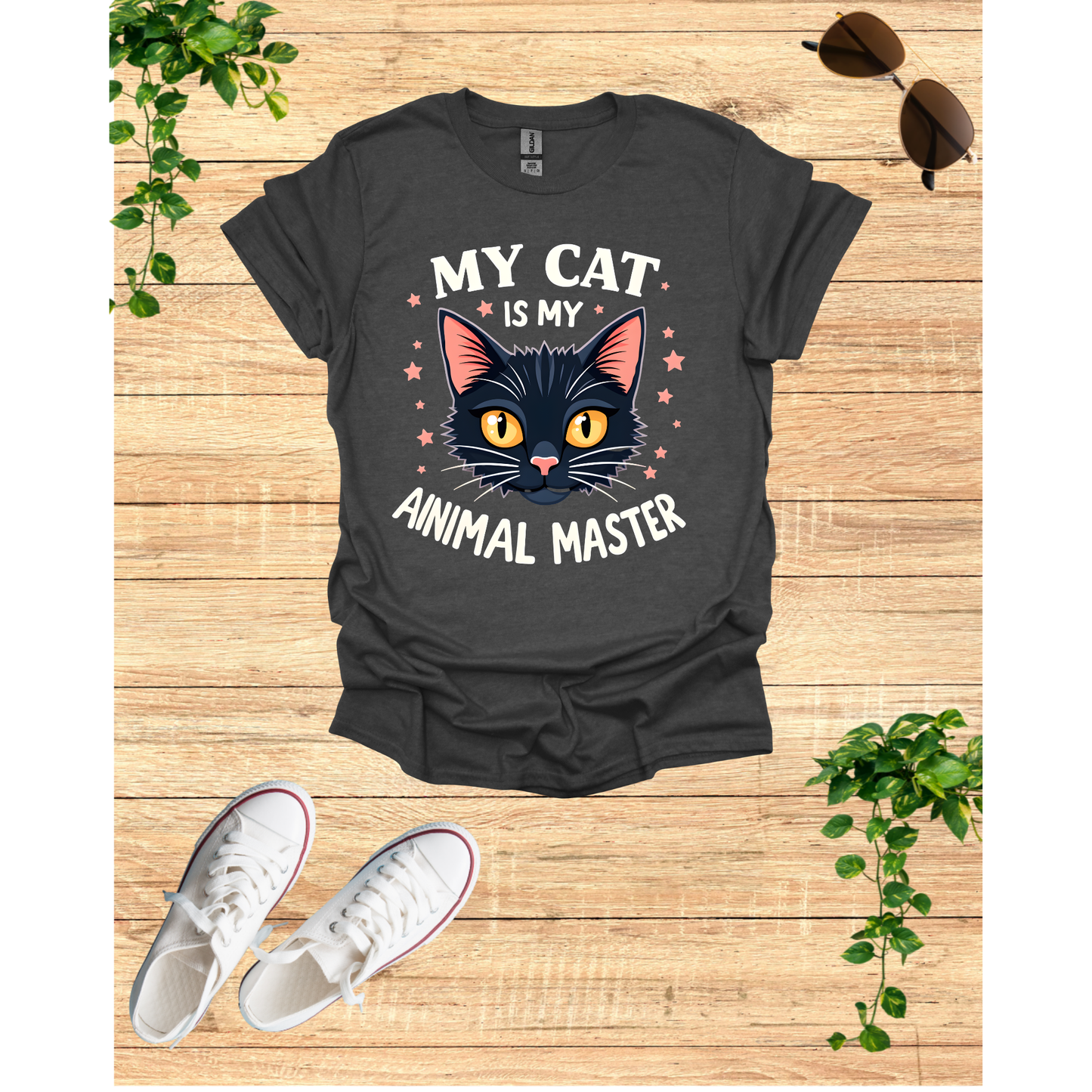 My Cat , My Animal Master Unisex Softstyle T-Shirt