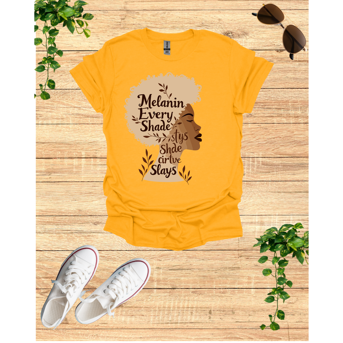 Melanin Every Shade Slays T-Shirt
