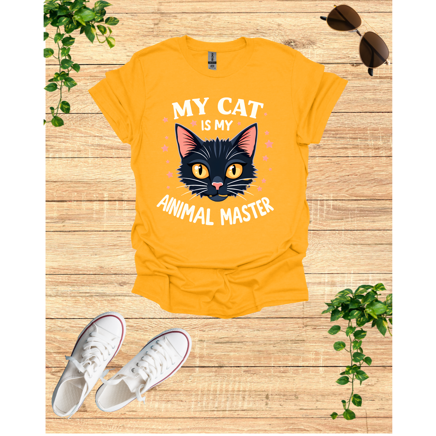My Cat , My Animal Master Unisex Softstyle T-Shirt