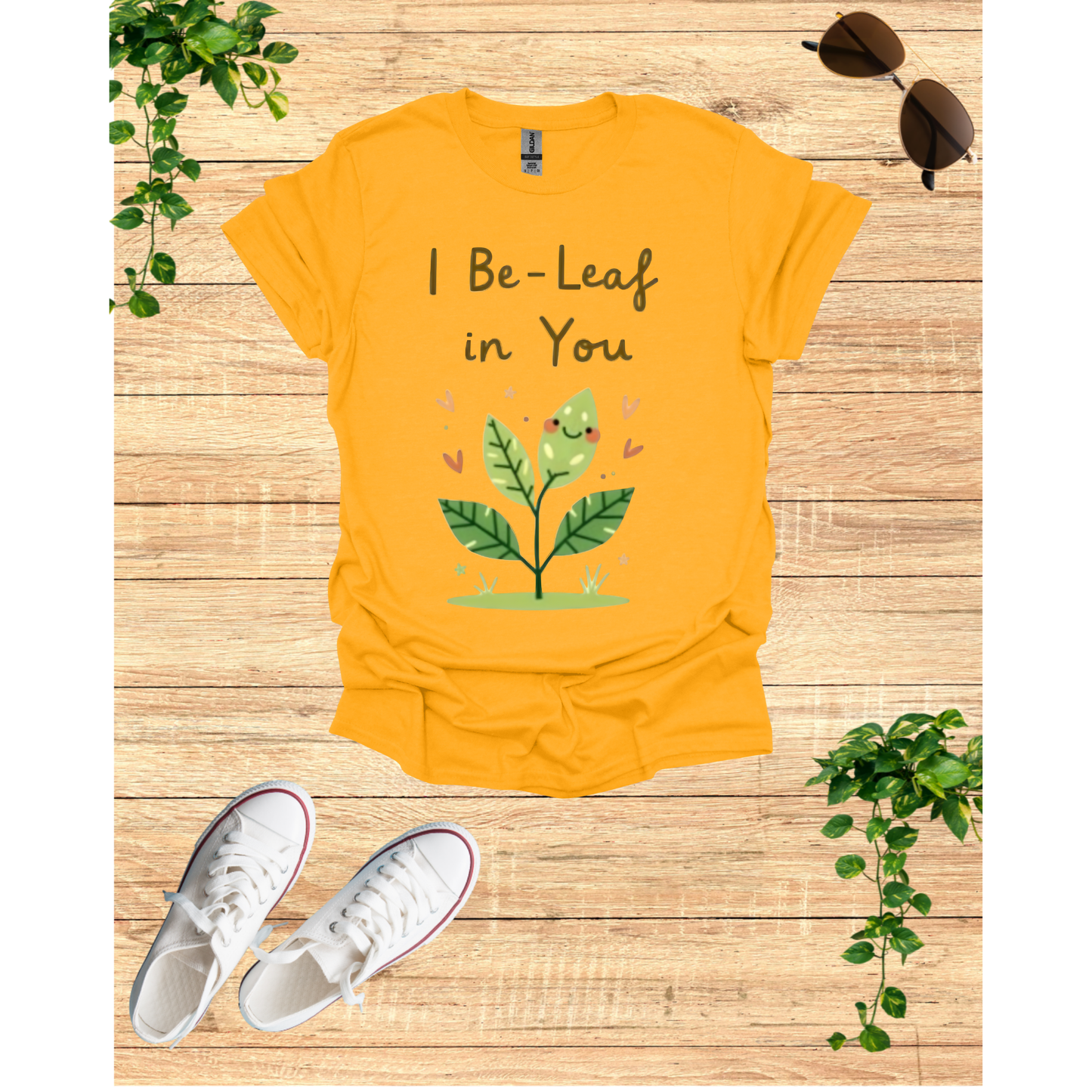 be leaf motivation T-shirt