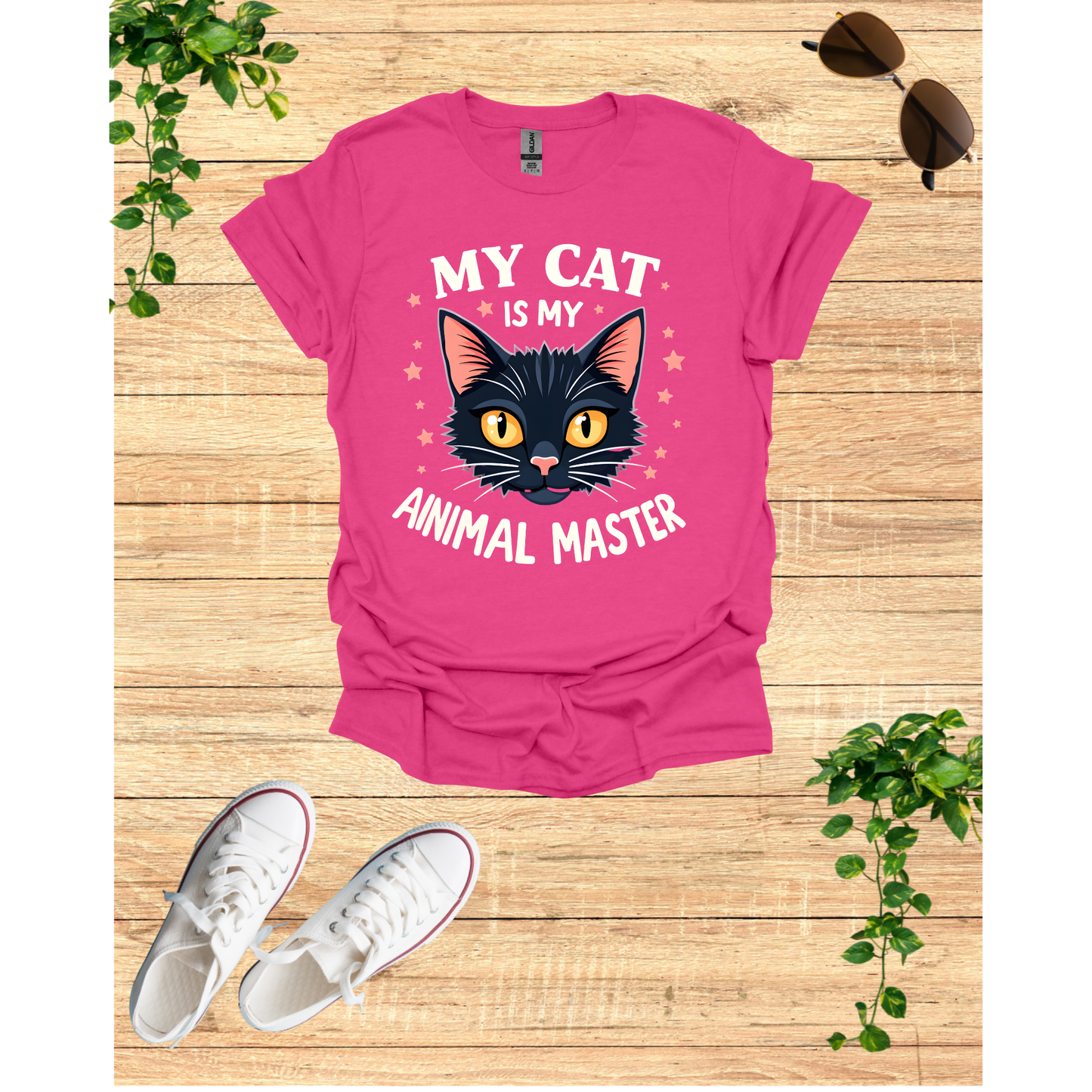 My Cat , My Animal Master Unisex Softstyle T-Shirt