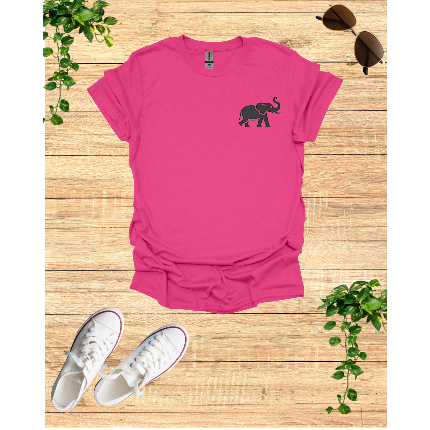 Elephant Graphic Unisex Softstyle T-Shirt - Perfect for Animal Lovers