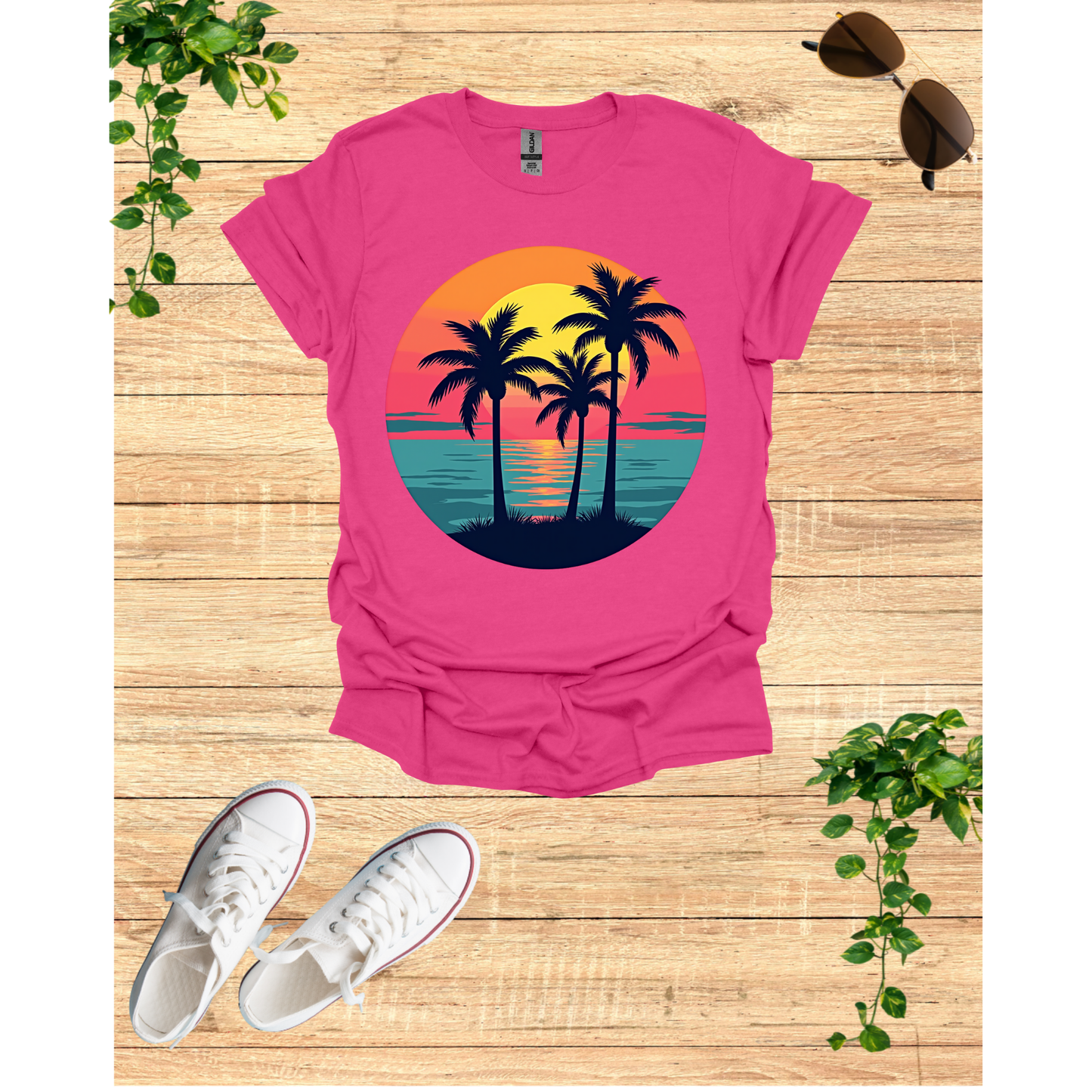 Sunset Retro -Shirt