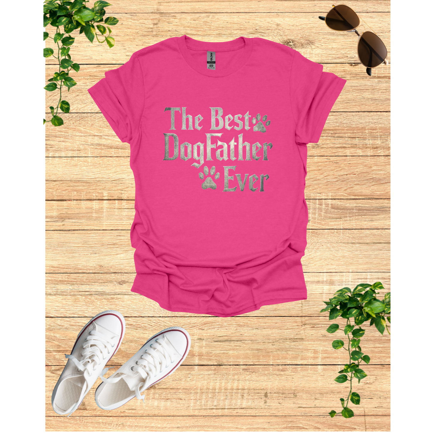 Dogfather T-Shirt, Perfect Gift for Dog Lovers, Dogfather Appreciation, Casual Wear, Pet Owners Gift
