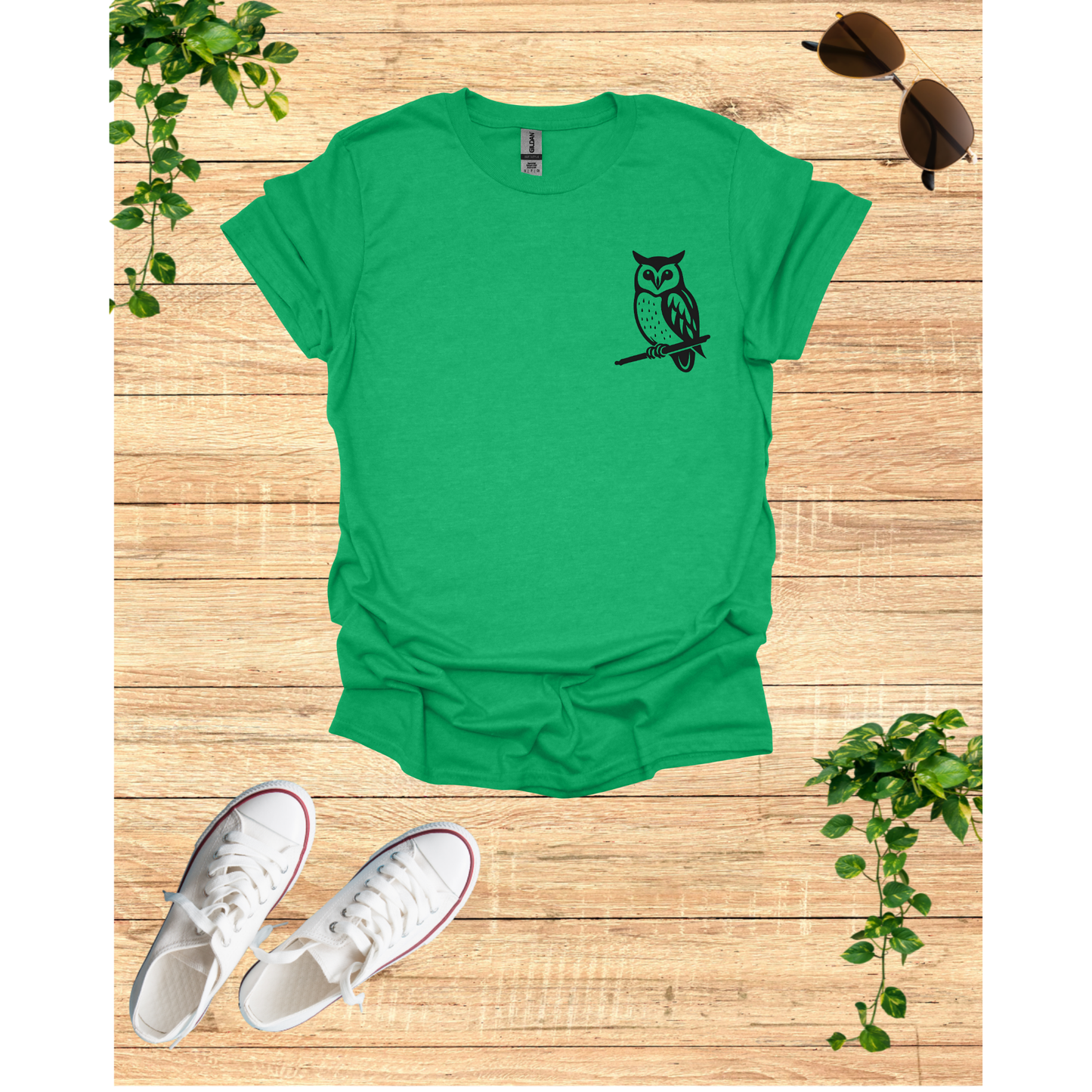 Charming Owl Unisex Softstyle T-Shirt - Cozy & Stylish for Nature Lovers