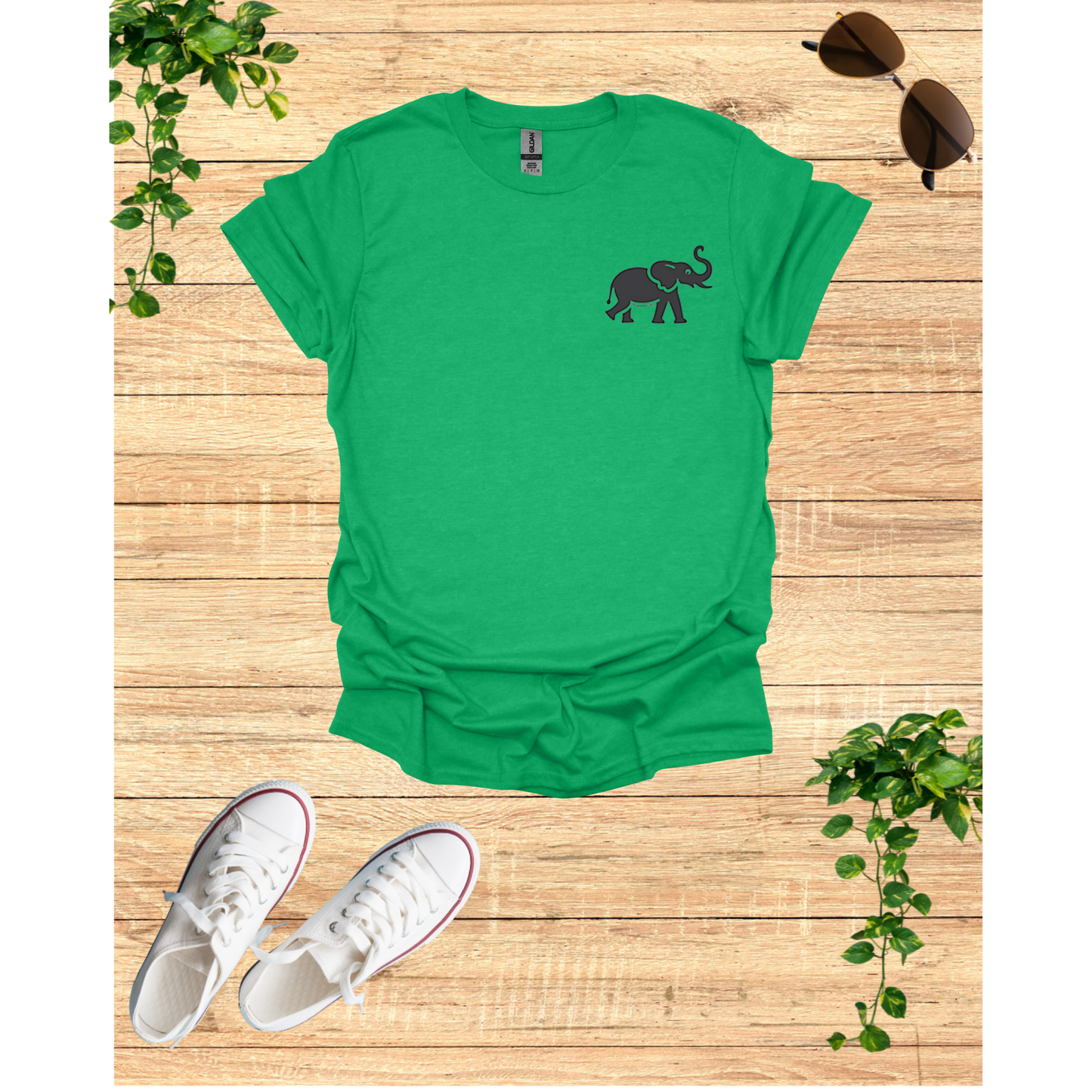 Elephant Graphic Unisex Softstyle T-Shirt - Perfect for Animal Lovers