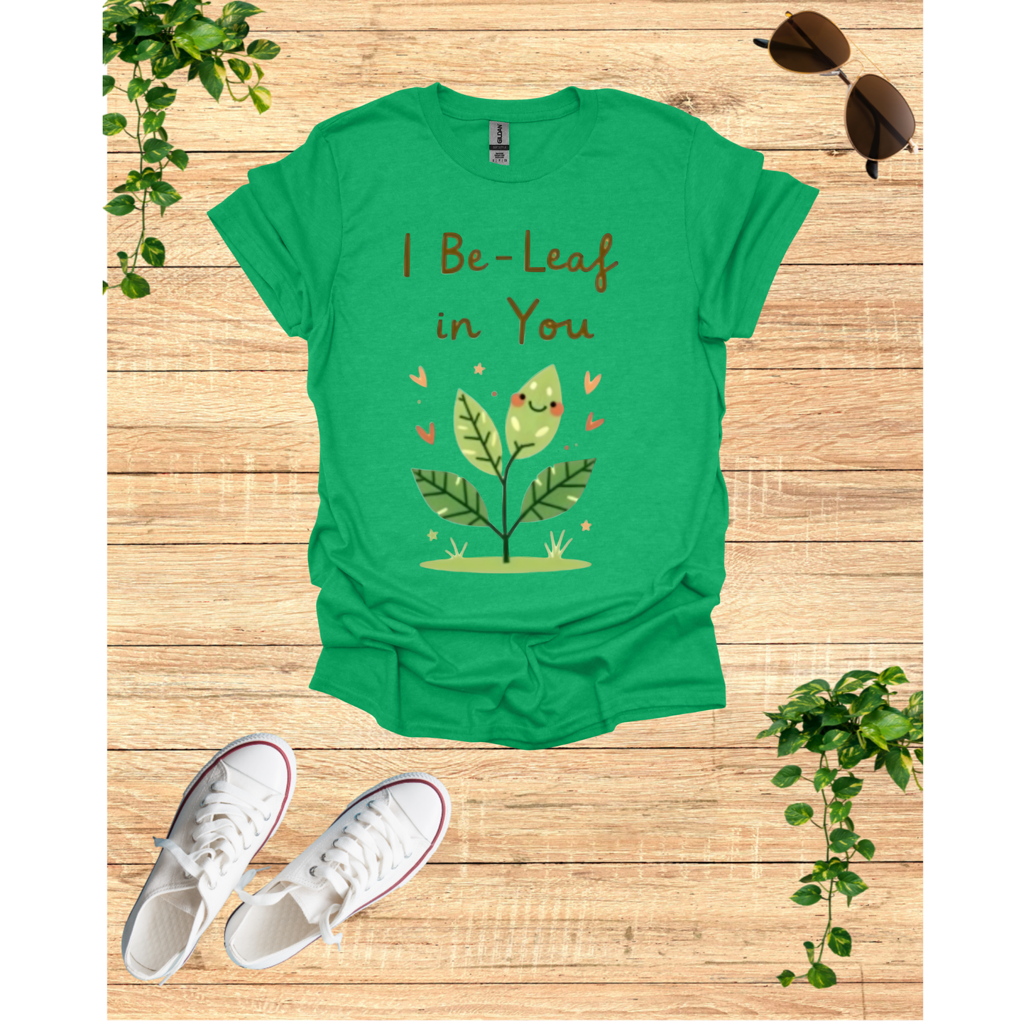be leaf motivation T-shirt
