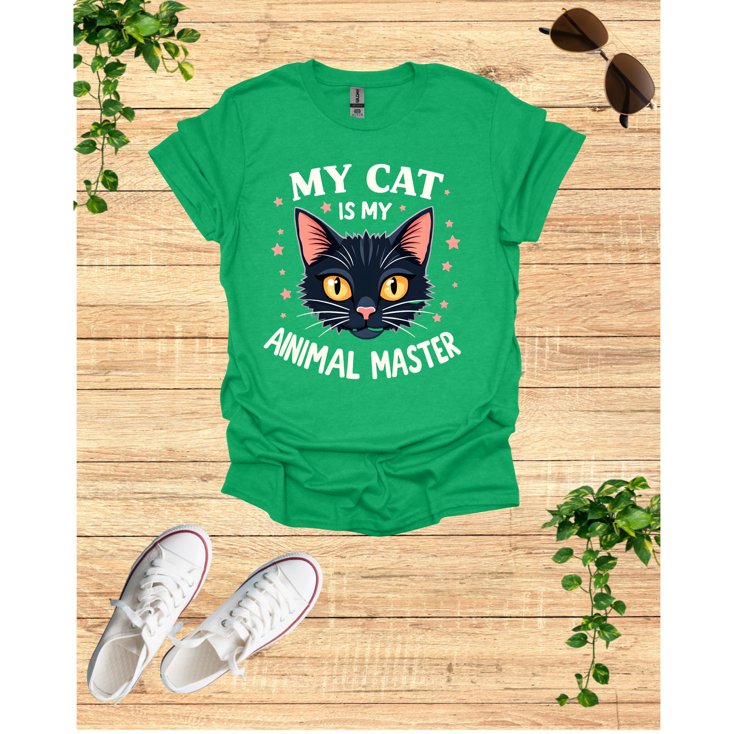 My Cat , My Animal Master Unisex Softstyle T-Shirt