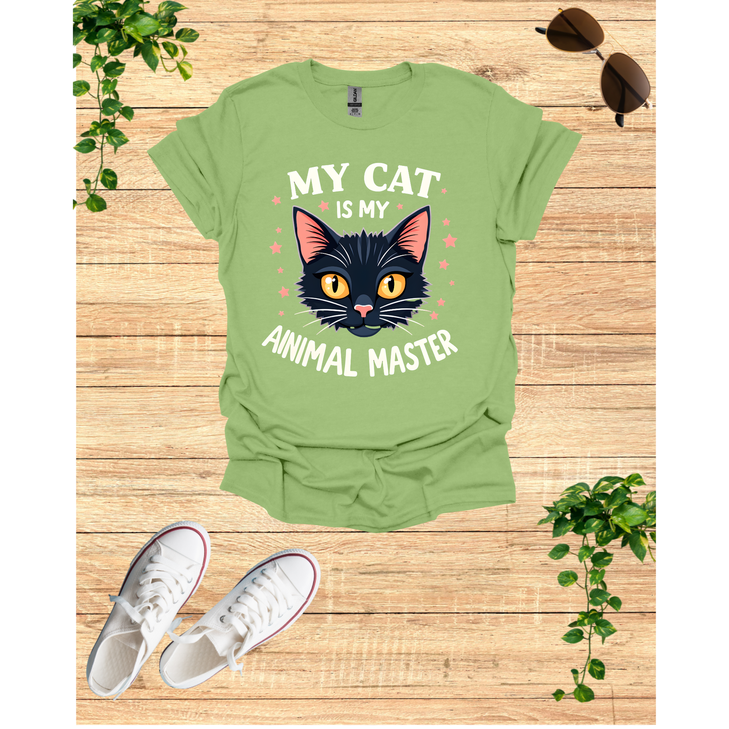 My Cat , My Animal Master Unisex Softstyle T-Shirt