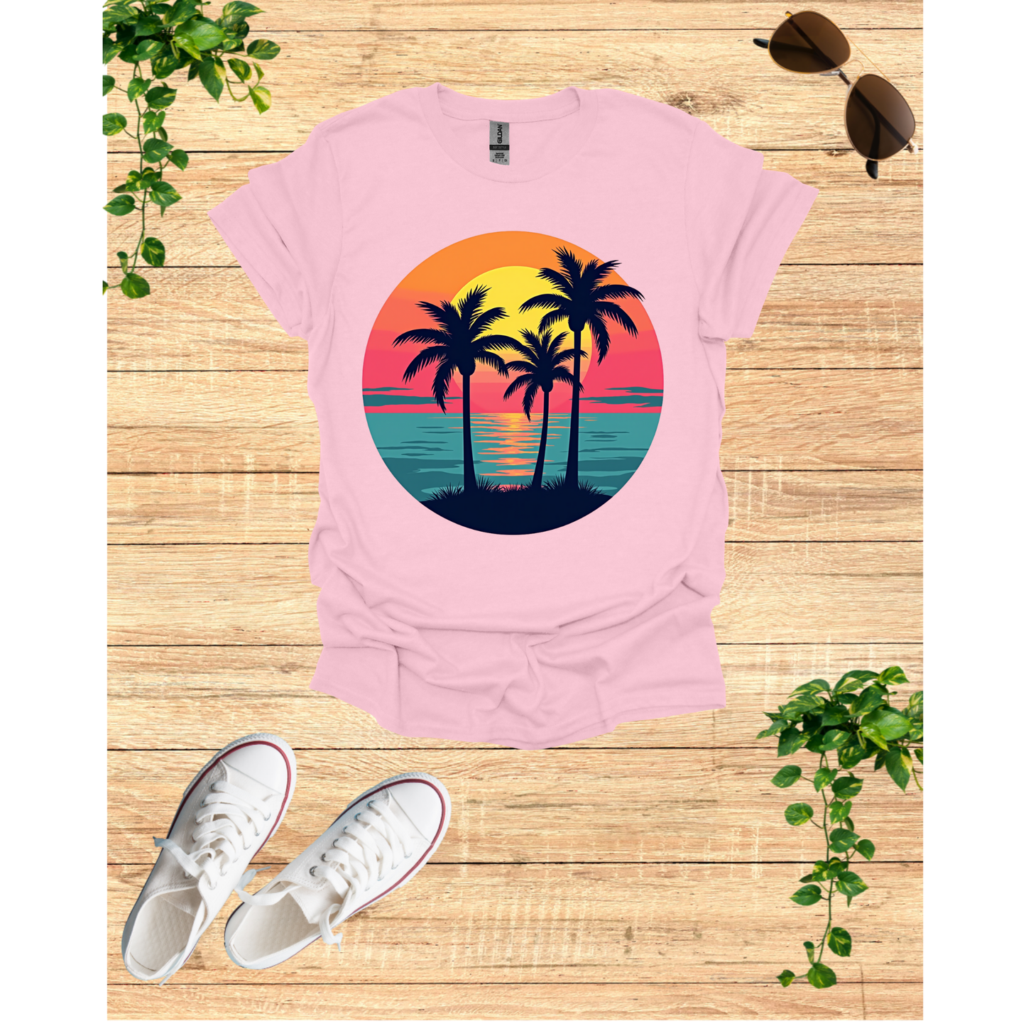 Sunset Retro -Shirt