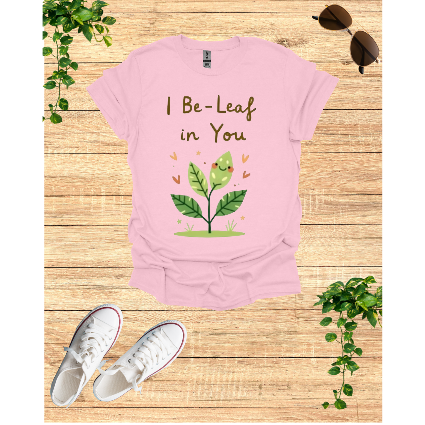 be leaf motivation T-shirt