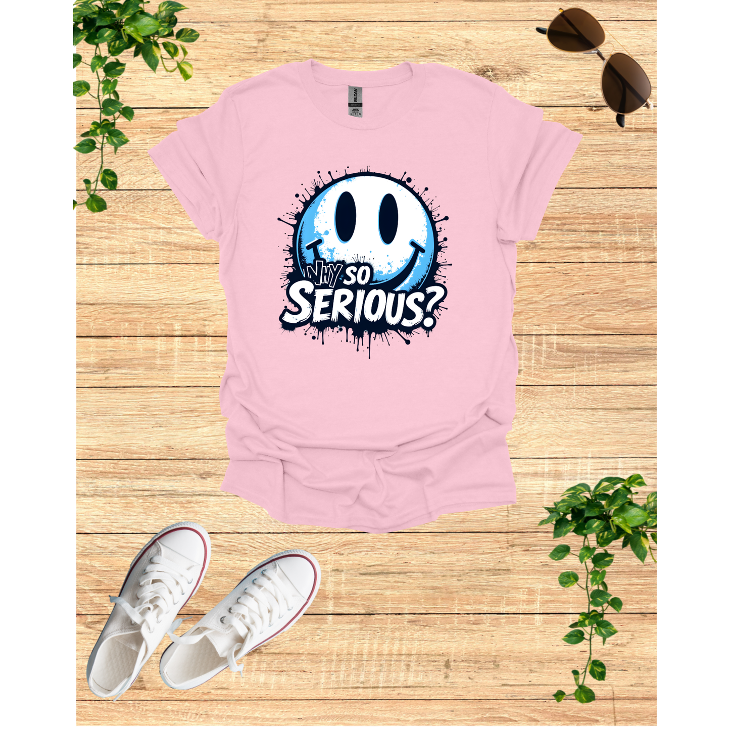 Unisex Softstyle T-Shirt - Why So Serious? Graphic Tee for Casual Wear
